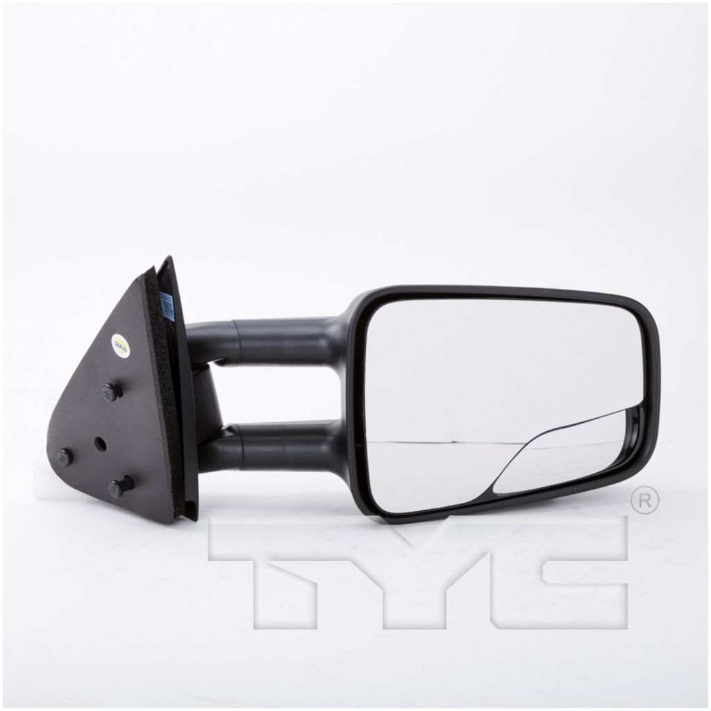 GM TRUCKS & VANS YUKON DENALI/YUKON XL DENALI (GMC) MIRROR RIGHT (Passenger Side) MANUAL DUAL ARM(CAMPER)(W/WIDE ANGLE MIRROR) OEM#15172059 2001-2006 PL#GM1321298