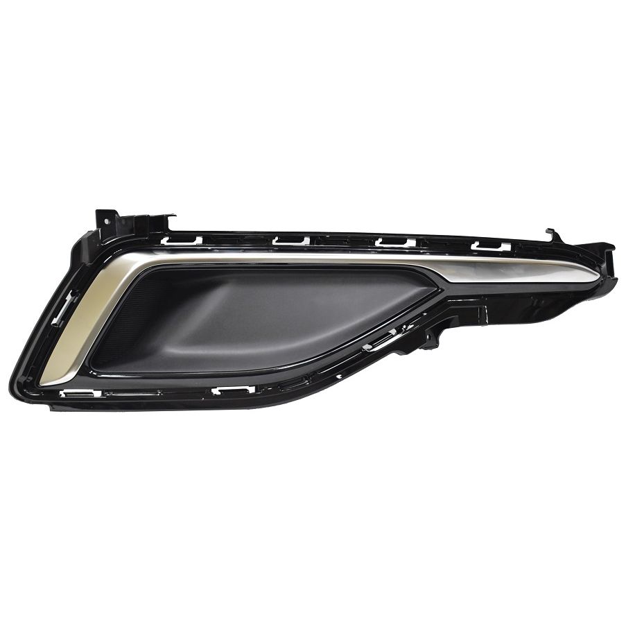 HYUNDAI SONATA FOG LAMP COVER RIGHT (Passenger Side) CHROME/BLACK (STD BMP)(WO/DRL) OEM#86522C1000SCR 2015-2017 PL#HY1039159