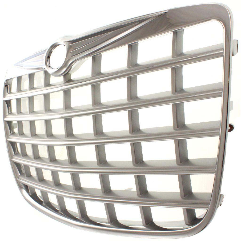CHRYSLER 300 GRILLE CHR/SLV (5.7L/6.1L) OEM#4805928AC 2005-2010 PL#CH1200276