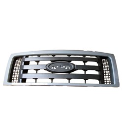 FORD TRUCKS & VANS FORD/PU (F150)(EXC SVT RAPTOR) GRILLE PTD FRAME/TEXT BLACK (3 BAR) (STX MDL)**CAPA** OEM#9L3Z8200BPTM 2009-2014 PL#FO1200512C