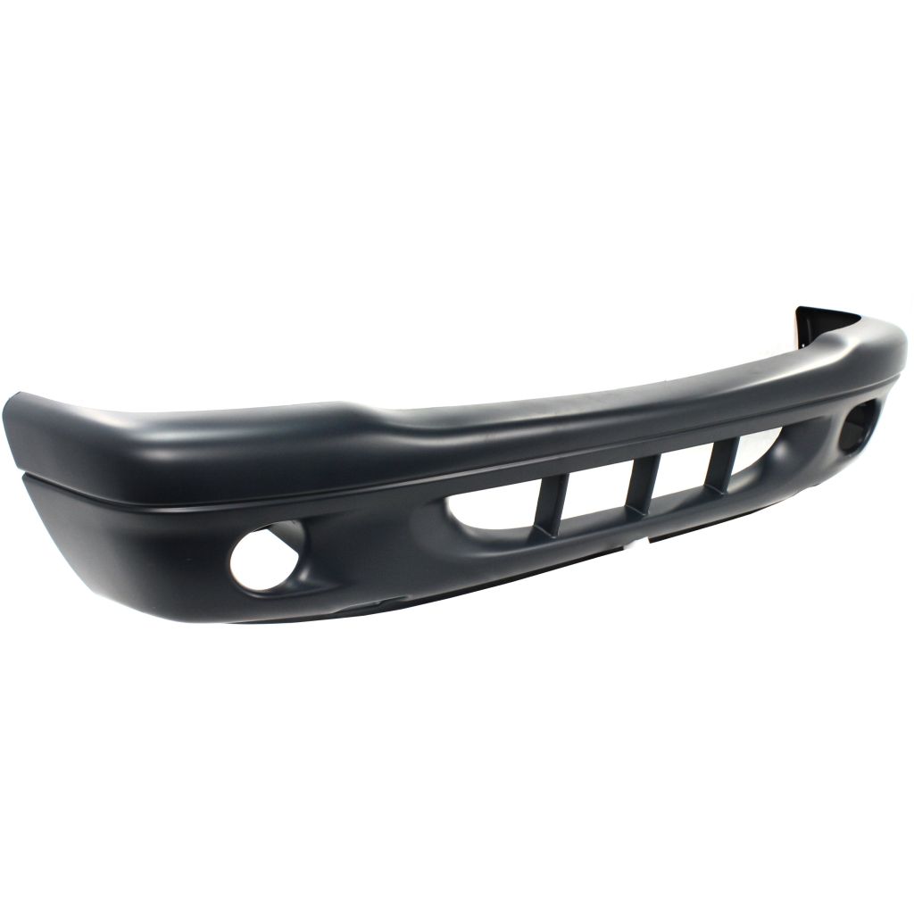 DODGE TRUCKS & VANS DAKOTA/PU FRONT BUMPER COVER PRIMED (1PC BUMPER )(W/ FOG) OEM#5083107AA 2001-2004 PL#CH1000309