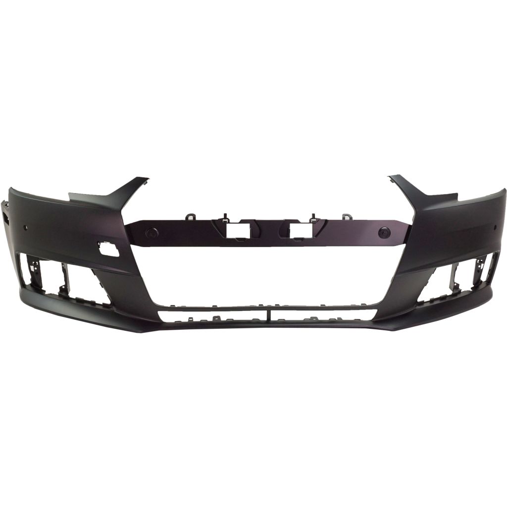 AUDI A4 SEDAN FRONT BUMPER COVER PRIMED (WO/WASHER)(W/2 SENSOR)(WO/S-LINE) OEM#8W0807065NGRU 2017-2018 PL#AU1000236