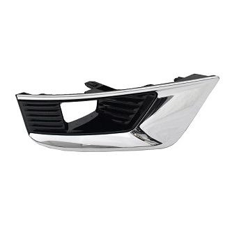 NISSAN ARMADA FOG LAMP COVER RIGHT (Passenger Side) CHROME/BLACK (W/FOG) OEM#620766JL0A 2021-2024 PL#NI1039182