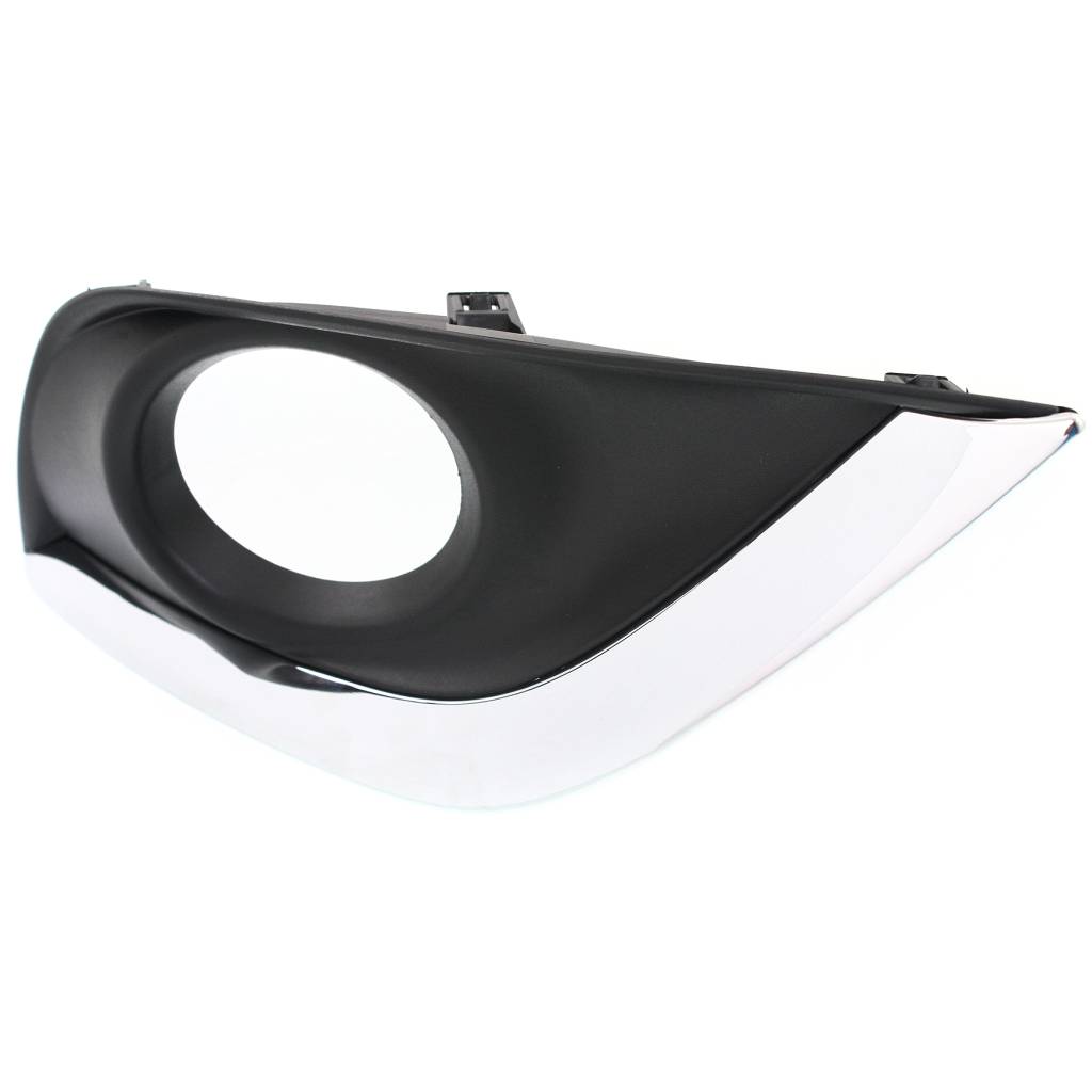 NISSAN(DATSUN) VERSA SEDAN FOG LAMP COVER RIGHT (Passenger Side) CHR/BLK (W/FOG) OEM#622566W80A 2015-2019 PL#NI1039134