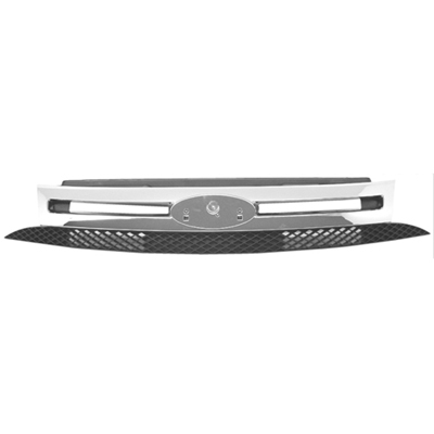 FORD FOCUS GRILLE CHROME/BLACK (SD)( EXC 10-11 SES MDL) OEM#8S4Z8200BA 2008-2011 PL#FO1200503