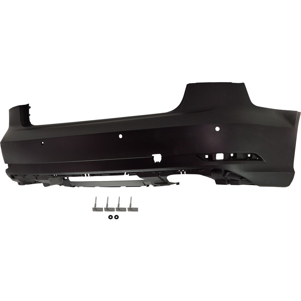 AUDI A3 SEDAN REAR BUMPER COVER PRIMED (W/SENSOR)(W/PARALLEL ASSIST)(WO/SPORT)(WO/S-LINE) OEM#8V5807067GGRU 2017-2020 PL#AU1100245