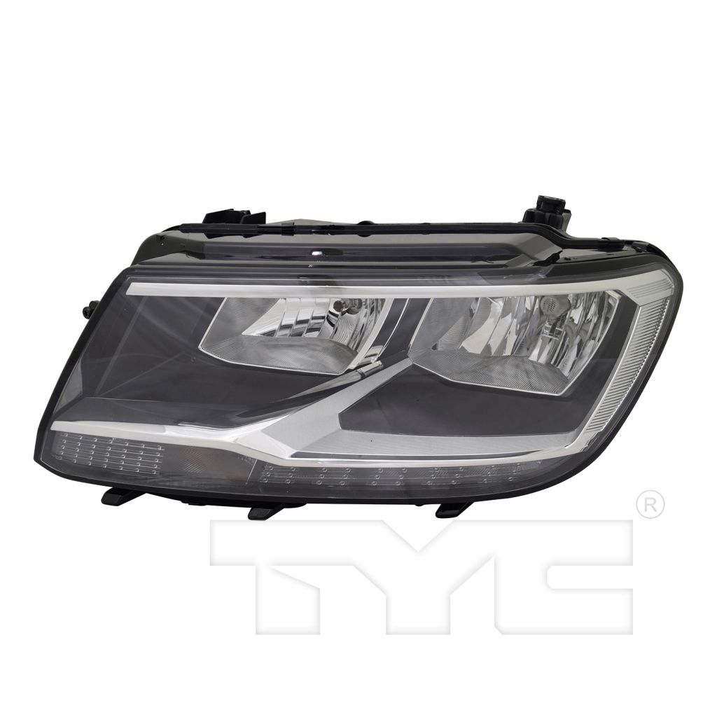 VOLKSWAGEN TIGUAN HEAD LAMP ASSY LEFT (Driver Side) (HALOGEN)(W/LED DRL)**CAPA** OEM#5NL941005 2018-2021 PL#VW2502169C