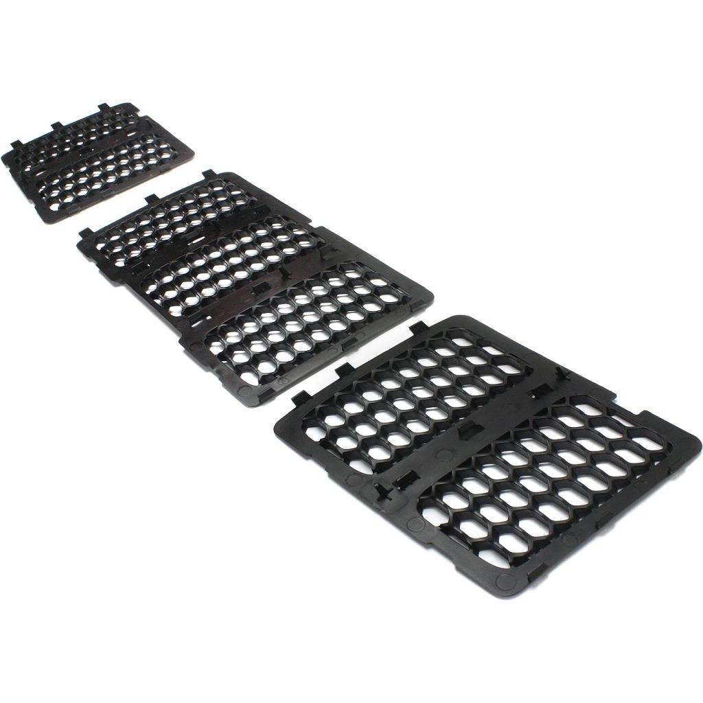 JEEP GRAND CHEROKEE GRILLE INNER MESH BLACK (3pcs) (HONEYCOMB) **CAPA** OEM#68143074AD 2014-2016 PL#CH1200377C