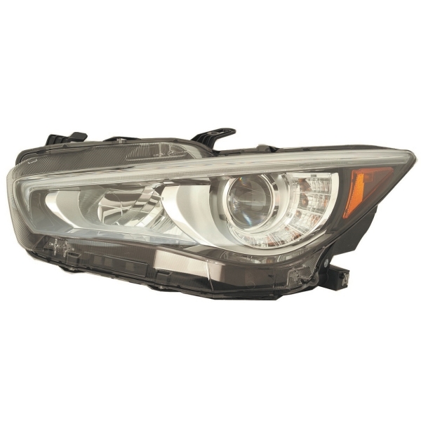 INFINITI Q50 HEAD LAMP ASSY LEFT (Driver Side) (WO/ADAPTIVE) OEM#260606HH7A 2018-2024 PL#IN2502179