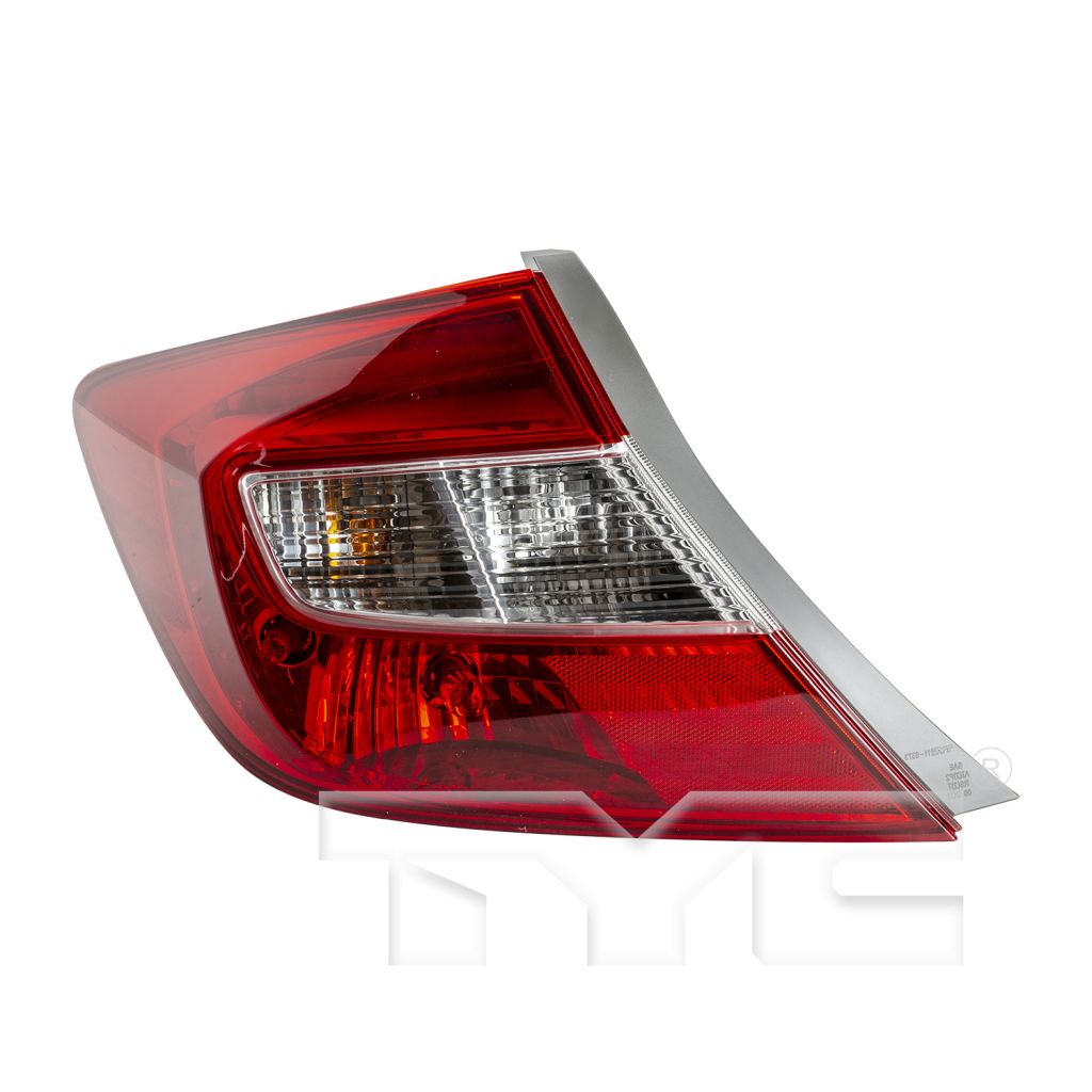 HONDA CIVIC SEDAN TAIL LAMP ASSEMBLY LEFT (Driver Side) OEM#33550TR0A01 2012 PL#HO2800180