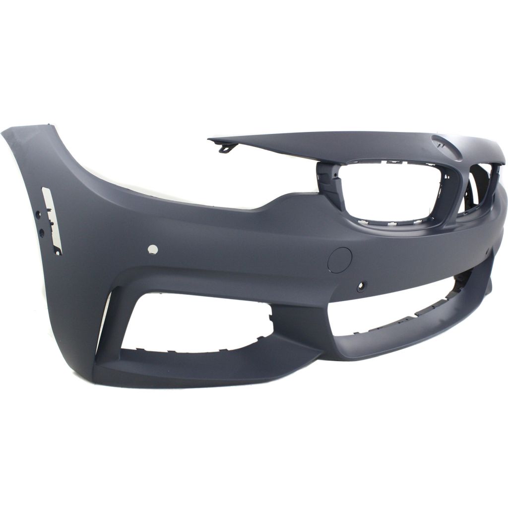 BMW BMW 4 (4DOORS/GRAN COUPE) FRONT BUMPER COVER PRIMED (W/M SPORT) WO/WASHER W/ PK SENSOR W/PK ASSIST W/CAMERA OEM#51118061929 2015-2020 PL#BM1000340