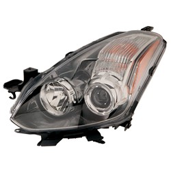 NISSAN ALTIMA COUPE HEAD LAMP ASSY LEFT (Driver Side) (HALOGEN)**CAPA** OEM#26060ZX10B 2010-2013 PL#NI2502191C