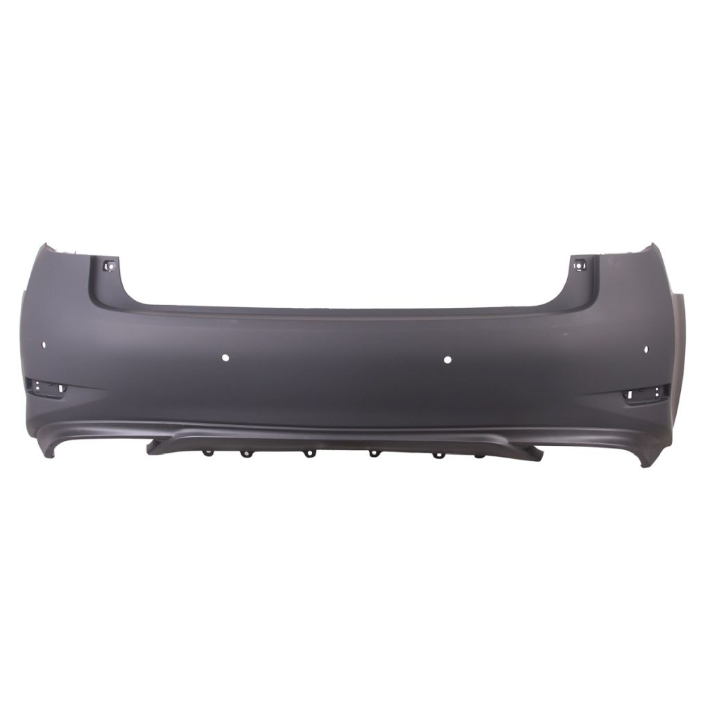 LEXUS ES 350 REAR BUMPER COVER PARTIAL PRIMED (W/SENSOR; USA BUILT) OEM#521590A905 2016-2018 PL#LX1100197