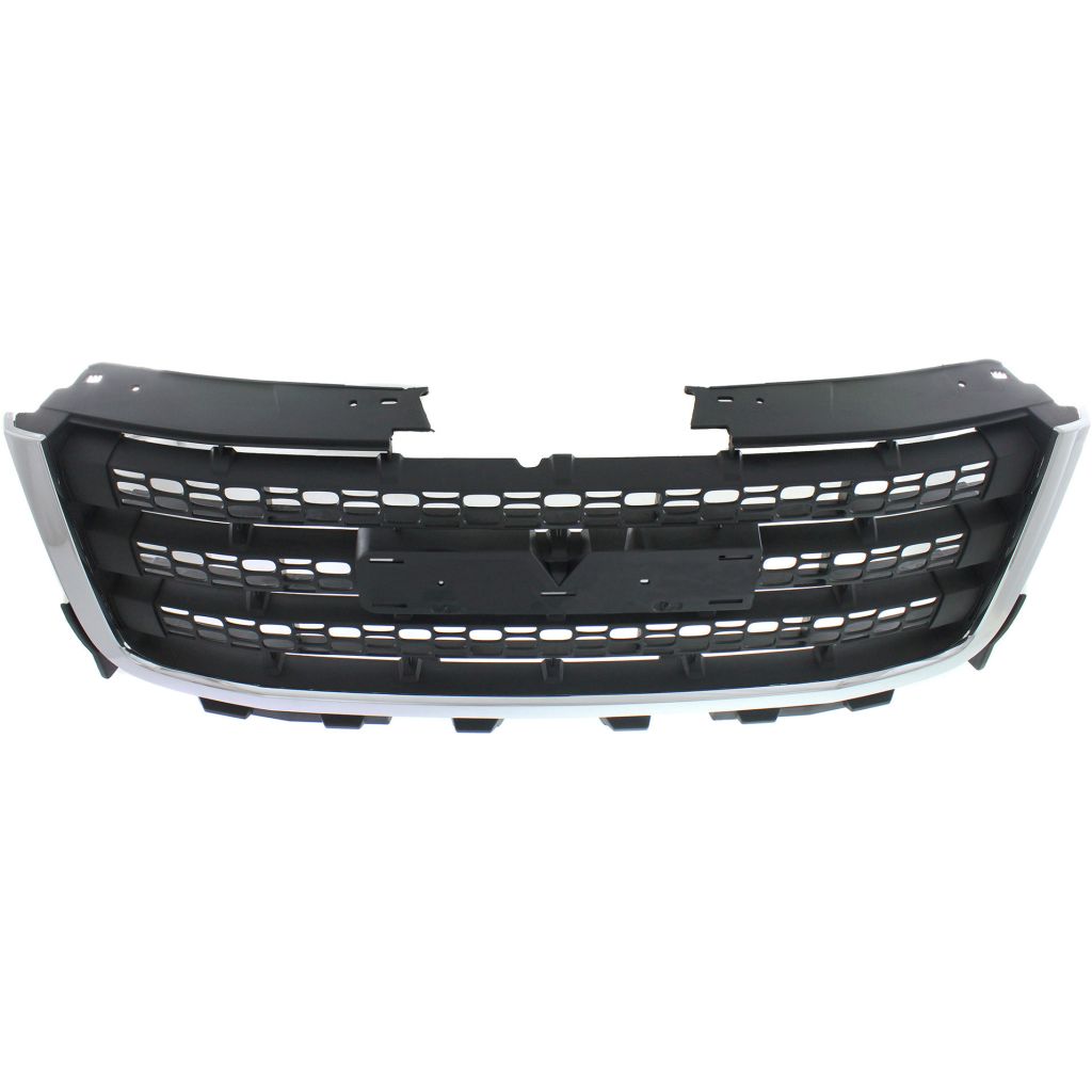 GM TRUCKS & VANS SIERRA/PU 2500/3500 (GMC) GRILLE CHROME/DARK-GRAY OEM#20966059 2011-2014 PL#GM1200633