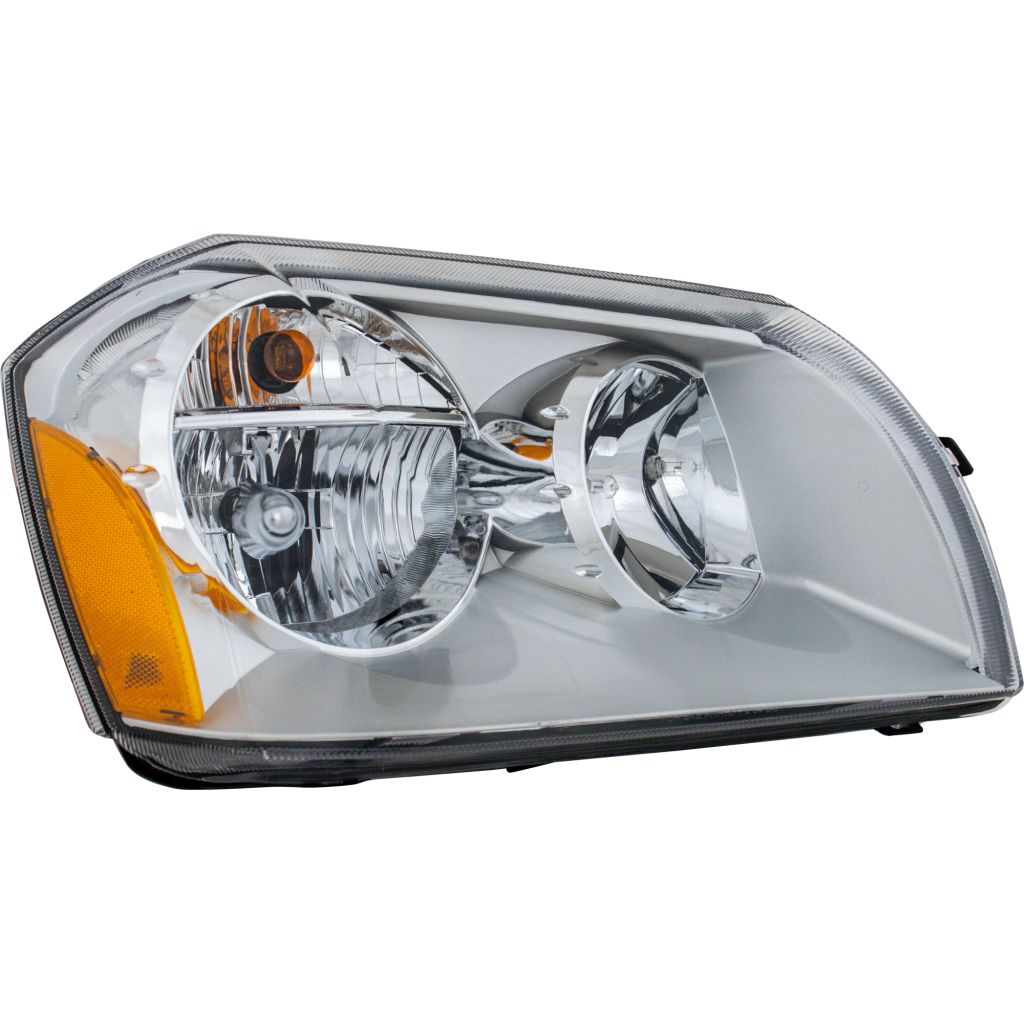 DODGE MAGNUM HEAD LAMP ASSEMBLY RIGHT (Passenger Side) (5.7L)(W/CHR BEZEL) OEM#4806058AG 2005-2007 PL#CH2503165