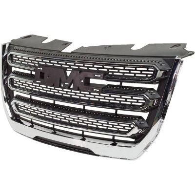 GM TRUCKS & VANS TERRAIN /TERRAIN DENALI (GMC) GRILLE MAT-BLACK (W/CHROME FRAME)(SLT)**CAPA** OEM#23379210 2016-2017 PL#GM1200724C