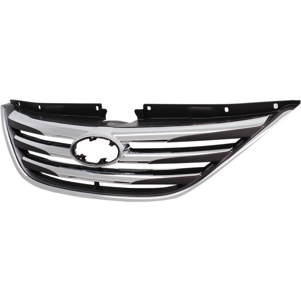 HYUNDAI SONATA GRILLE ASSY CHROME W/CHROME OUTER MLDG (SE/LTD) OEM#863503Q700 2014 PL#HY1200187