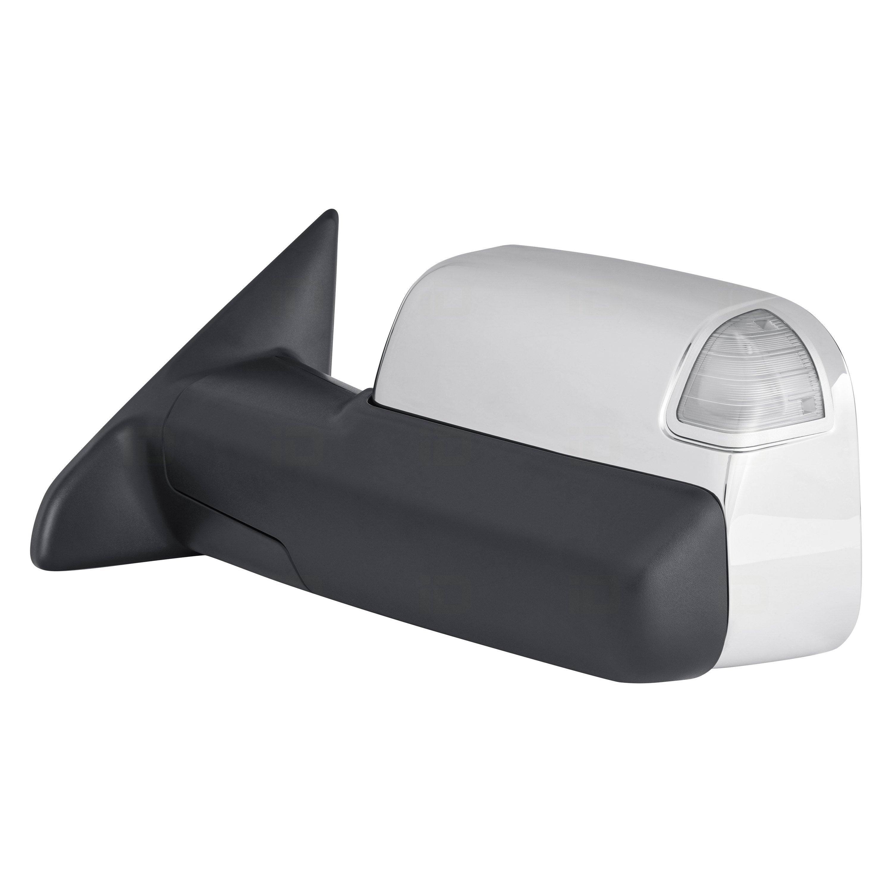 DODGE TRUCKS & VANS DODGE/PU (R1500) DOOR MIRROR LEFT (Driver Side) PWR/HTD/SIGNAL/PUDDLE/MEMORY (DUAL GLASS)(CHR)(W/TOW PKG) OEM#68033735AK 2010-2012 PL#CH1320320
