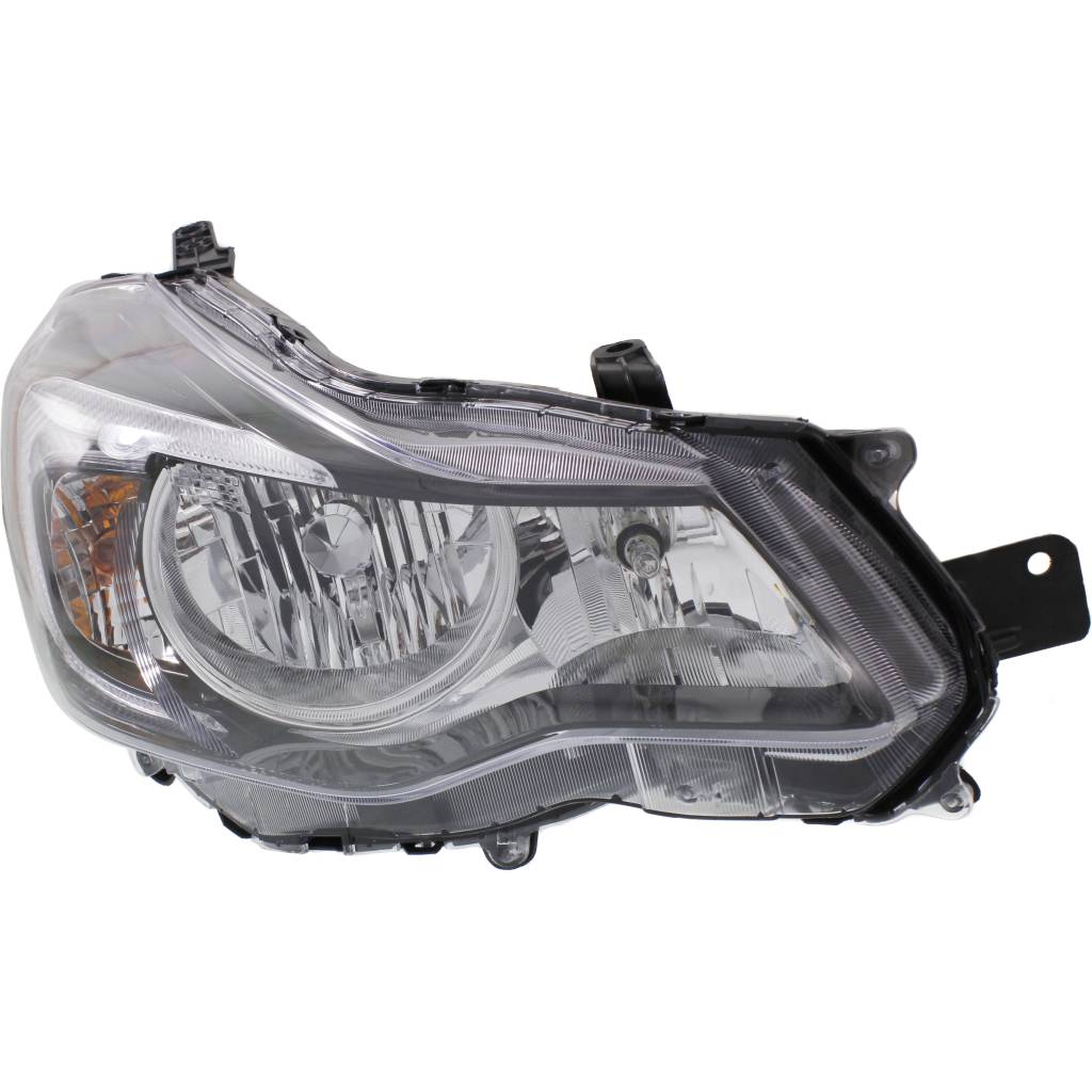 SUBARU IMPREZA 2.0 HEAD LAMP ASSY RIGHT (Passenger Side) (HALOGEN) BLACK OEM#84001FJ320 2015-2016 PL#SU2503155