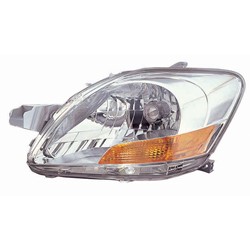 TOYOTA YARIS SEDAN HEAD LAMP UNIT LEFT (Driver Side) (W/CHR BEZEL)**CAPA** OEM#8117052740 2007-2012 PL#TO2518108C