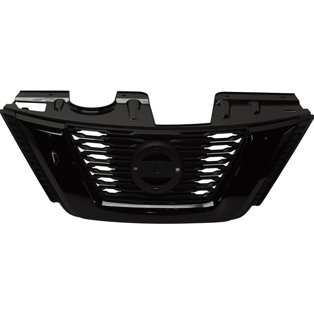 NISSAN ROGUE (2.5L) GRILLE BLACK/BLACK (WO/CAMERA)(MIDNIGHT ED)**CAPA** OEM#623106FL0D 2017 PL#NI1200303C