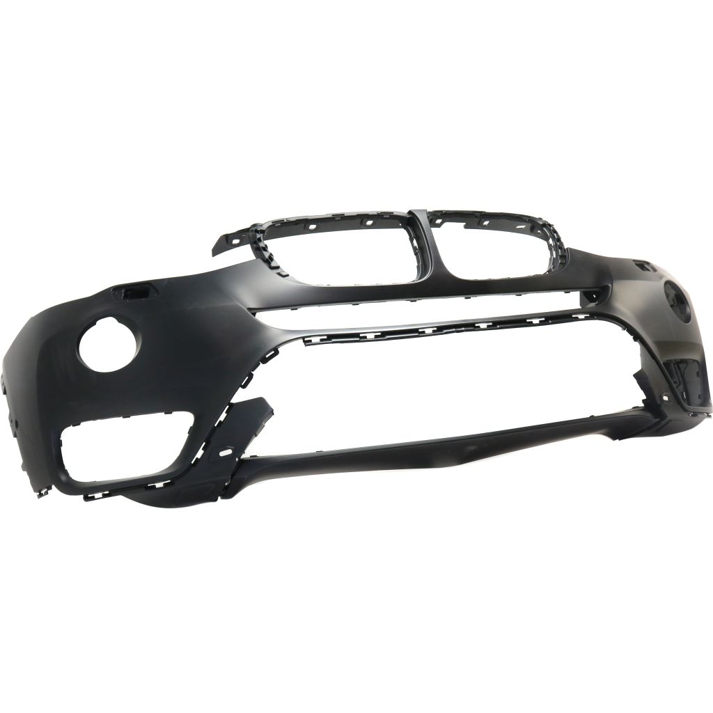 BMW BMW X3 FRONT BUMPER COVER PRM(W/LED FOG)(W/SENSOR)(WO/CAMERA)(WO/M PKG) OEM#51117389899 2015-2017 PL#BM1000353