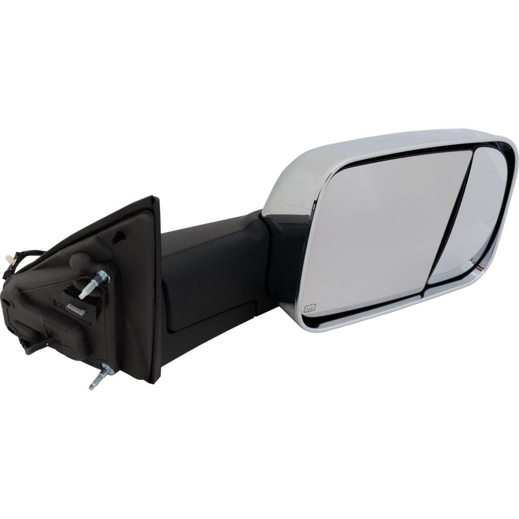 DODGE TRUCKS & VANS DODGE/PU (R1500) DOOR MIRROR RIGHT (Passenger Side) PWR/HTD/SIGNAL/PUDDLE/MEMORY (WO/BSD)(CHROME)(W/TOW PKG) OEM#68276476AE 2019-2022 PL#CH1321460