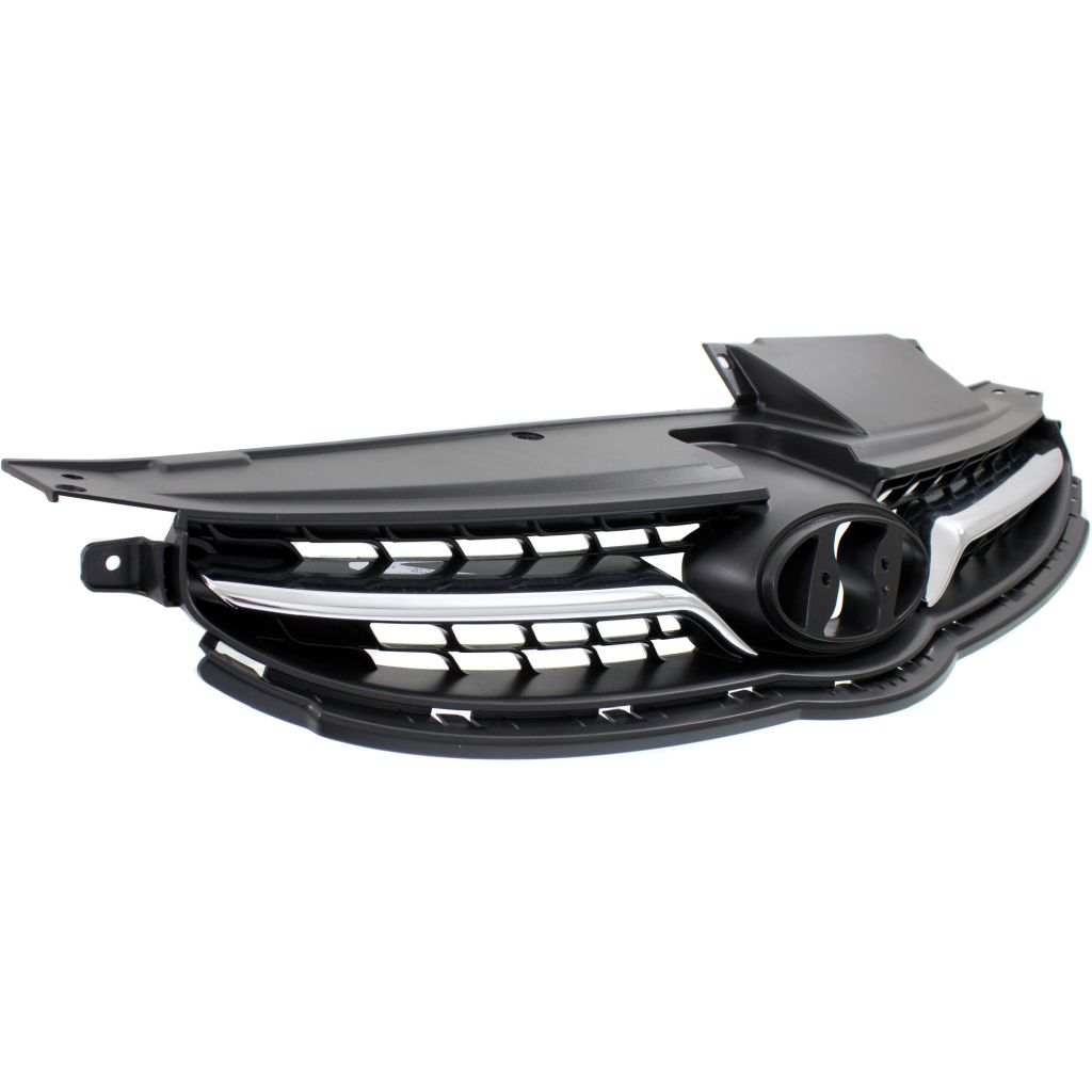 HYUNDAI ELANTRA SEDAN GRILLE BLACK W/ RIGHT (Passenger Side) & LEFT (Driver Side) CHROME MLDG( LTD )(ALSO FIT GLS) OEM#863503Y200 2011-2013 PL#HY1200160