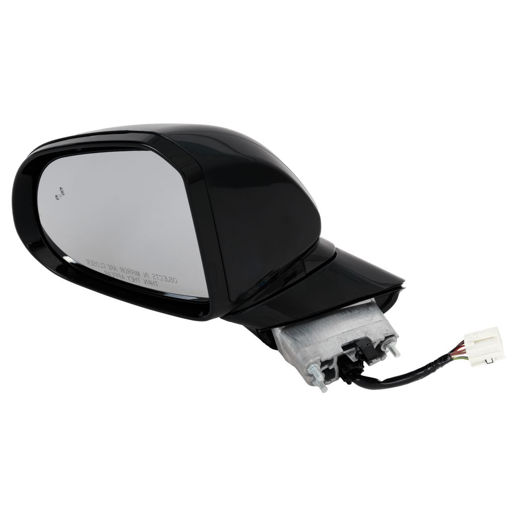 HYUNDAI SANTA FE DOOR MIRROR LEFT (Driver Side) PWR/HTD/SIGNAL/PUDDLE (W/BSD)(WO/CAMERA)(BLACK) OEM#87610S2130 2019-2020 PL#HY1320264