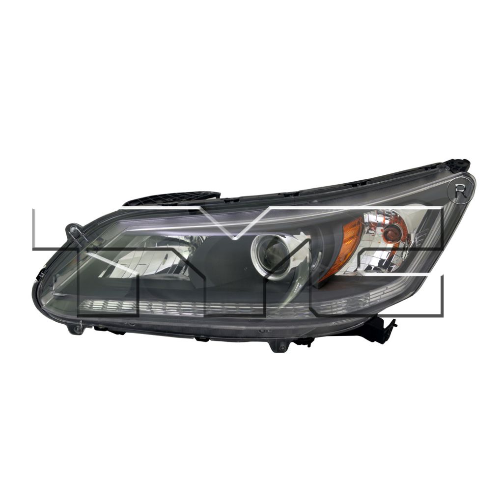 HONDA ACCORD SEDAN HEAD LAMP ASSEMBLY LEFT (Driver Side) (4 CYL)(HALOGEN) **CAPA** OEM#33150T2AA01 2013-2015 PL#HO2502151C