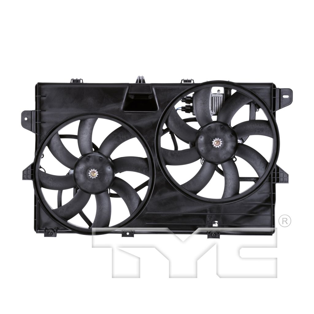 FORD TRUCKS & VANS EDGE RADIATOR & A/C FAN ASSY (W/ TOWING) W/MODULE 3.5L/3.7L OEM#7T4Z8C607B 2011-2014 PL#FO3115175