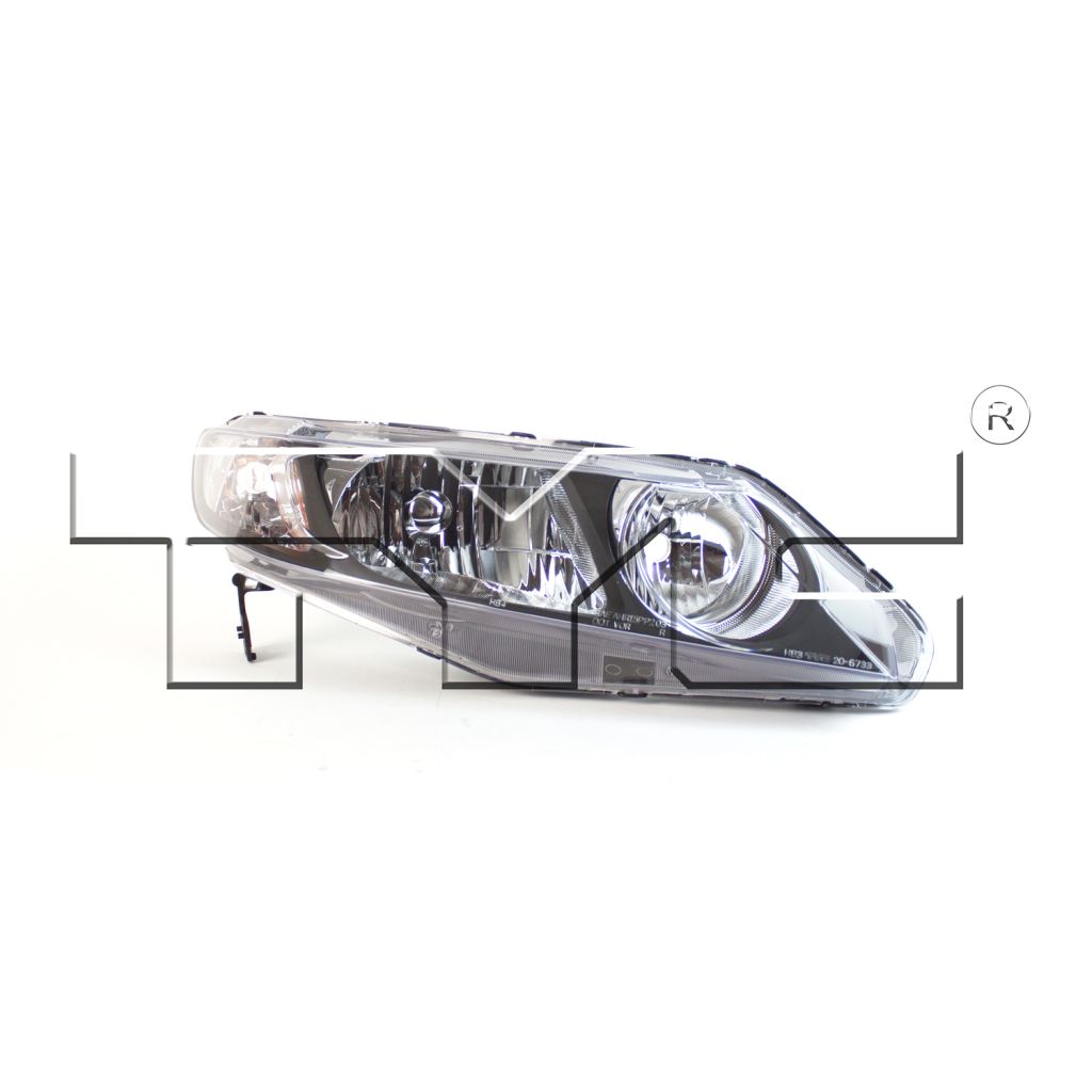 HONDA CIVIC SEDAN HEAD LAMP UNIT RIGHT (Passenger Side) **CAPA** OEM#33101SNCA01 2009-2011 PL#HO2503127C