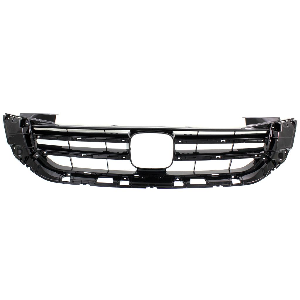 HONDA ACCORD SEDAN GRILLE BLACK (6 CYL) **CAPA** OEM#71121T2FA11 2013-2015 PL#HO1200215C