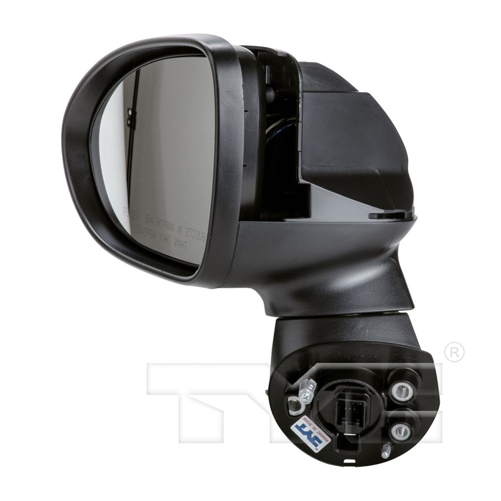 KIA RIO5 HATCHBACK DOOR MIRROR LEFT (Driver Side) PWR/HTD/M-FOLD (WO/SIGNAL)(TO 12-16-13) OEM#876101W140-PFM 2012-2014 PL#KI1320167