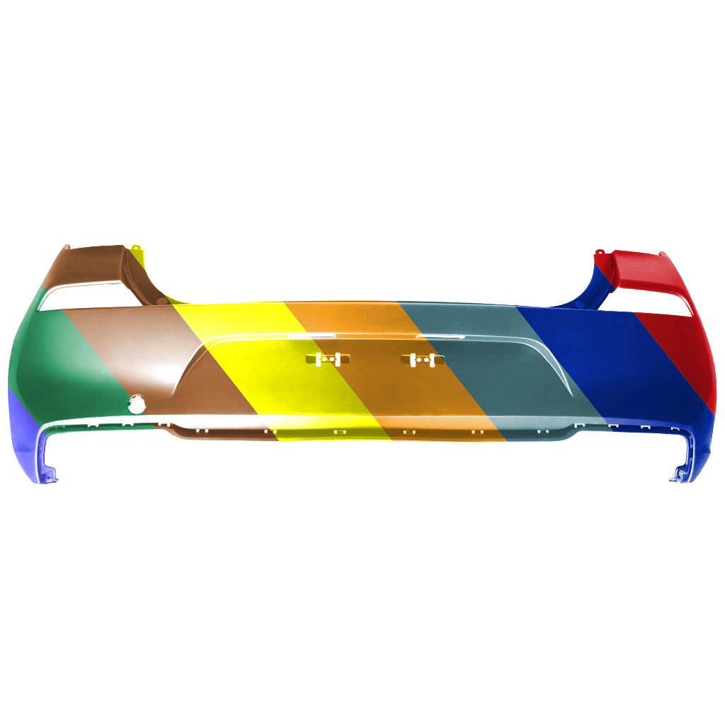 HYUNDAI ELANTRA GT REAR BUMPER COVER PRIMED (EXC N-LINE DESIGN) OEM#86611G3010 2019-2020 PL#HY1100224