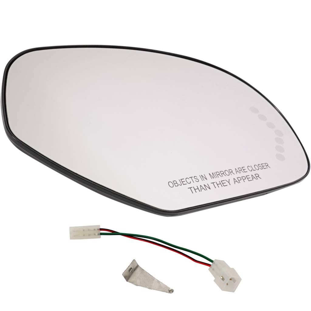 GM TRUCKS & VANS SILVERADO/PU 2500/3500 (CHEVY) DOOR MIRROR GLASS RIGHT (Passenger Side) HTD/SIGNAL (ENCASED IN BACKING) OEM#15886196 2011-2014 PL#GM1325138