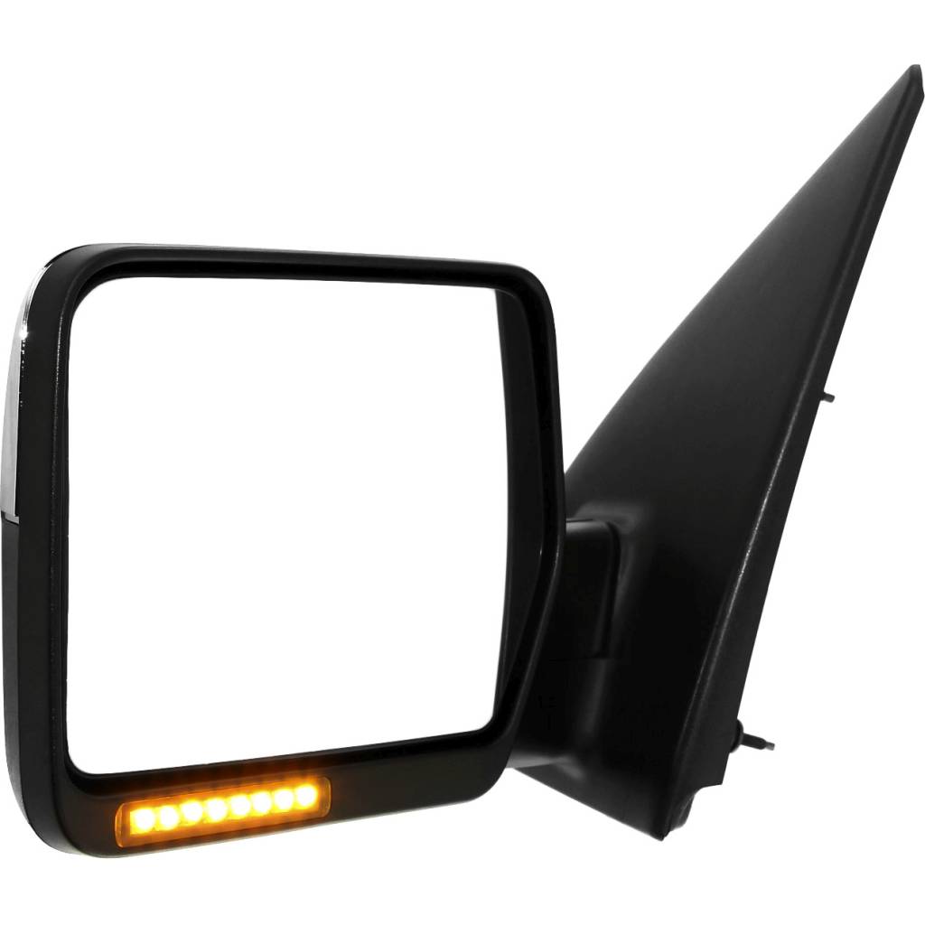 FORD TRUCKS & VANS FORD/PU (F150 EXC HERITAGE) DOOR MIRROR LEFT (Driver Side) PWR/HTD/SIGNAL/MEMORY (WO/DIMMING)(CHROME) OEM#8L3Z17683BA-PFM 2007-2008 PL#FO1320334
