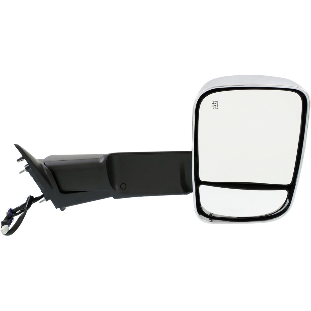 DODGE TRUCKS & VANS DODGE/PU (R1500) DOOR MIRROR RIGHT (Passenger Side) PWR/HTD/SIGNAL/PUDDLE/MEMORY (DUAL GLASS)(CHR)(W/TOW) OEM#68285866AB 2013-2022 PL#CH1321351