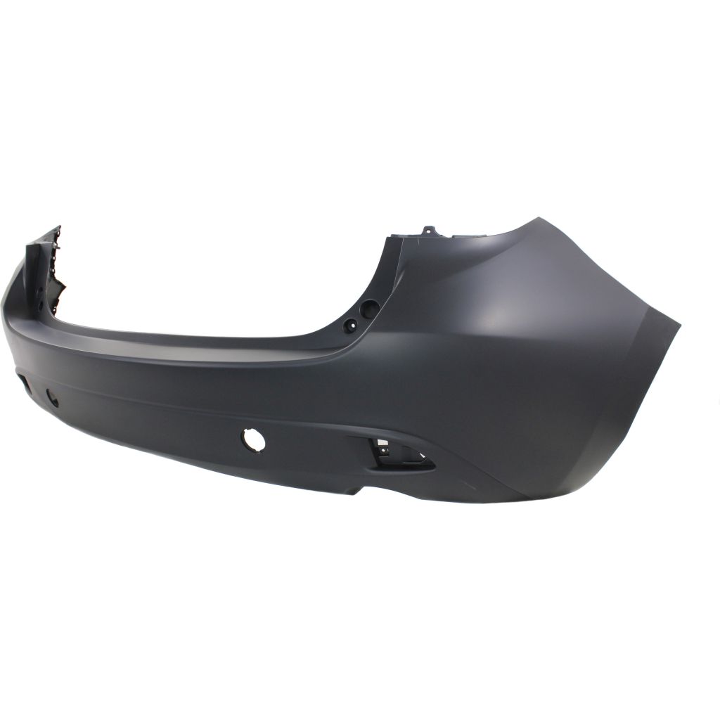 MAZDA MAZDA3 REAR BUMPER COVER PRM/TEXT-BLK (HATCHBACK) **CAPA** OEM#BJT650221ABB 2014-2016 PL#MA1100216C