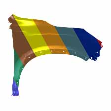SUBARU FORESTER FENDER RIGHT (Passenger Side) (ALUMINUM) OEM#57120SJ0009P 2019-2024 PL#SU1241154