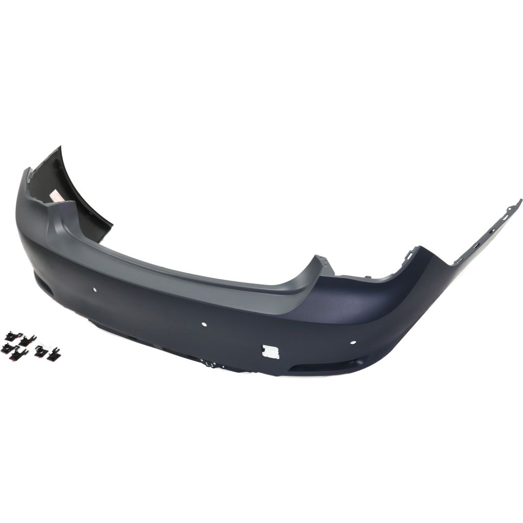 BMW BMW 7 SERIES HYBRID ( 750 HYBRID) REAR BUMPER COVER PRIMED (W/ PARK DISTANCE CONTROL)(WO/M PKG) OEM#51127209926 2011-2012 PL#BM1100198