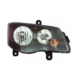 CHRYSLER TOWN & COUNTRY HEAD LAMP ASSY RIGHT (Passenger Side) (HALOGEN)(BLACK BEZEL)**CAPA** OEM#68206500AE 2014-2016 PL#CH2503266C