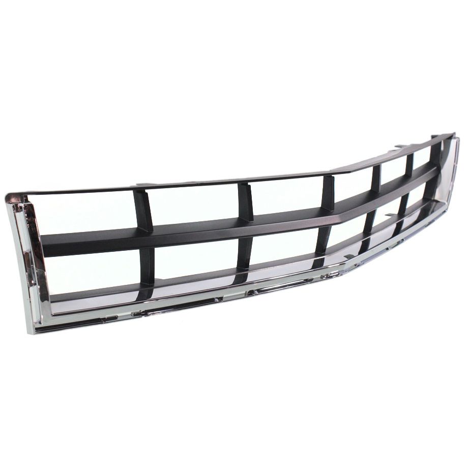 CADILLAC SRX FRONT BUMPER GRILLE CENTER CHR/BLK **CAPA** OEM#25778326 2010-2012 PL#GM1036129C