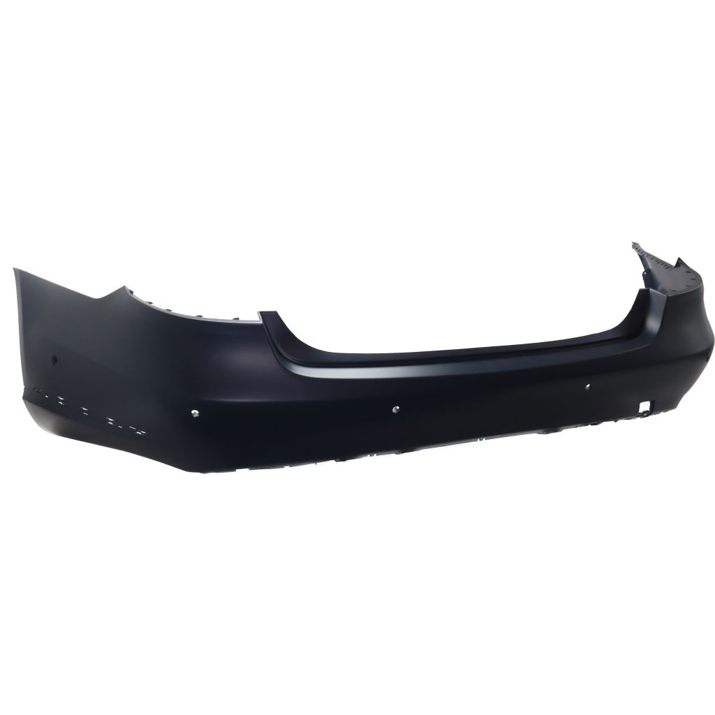 MERCEDES-BENZ E-CLASS SEDAN (212) REAR BUMPER COVER PRIMED (W/SENSOR)(WO/AMG)(W/SIDE MLDG HOLES) OEM#21288583259999 2014-2016 PL#MB1100335