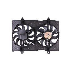 NISSAN(DATSUN) ROGUE SELECT (OLD) RADIATOR & A/C FAN ASSEMBLY (DUAL FAN) OEM#21481JG70A 2014-2015 PL#NI3115137