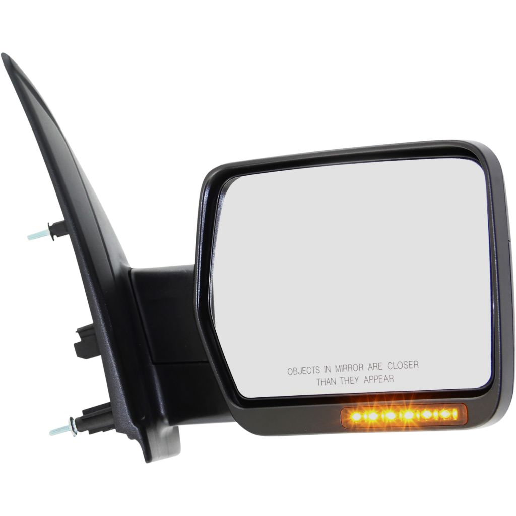 FORD TRUCKS & VANS FORD/PU (F150)(EXC SVT RAPTOR) DOOR MIRROR RIGHT (Passenger Side) PWR/HTD/SIGNAL (BLK)(W/REFL)(SINGLE ARM) OEM#9L3Z17682CB 2009-2014 PL#FO1321349