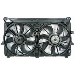 GM TRUCKS & VANS SUBURBAN (CHEVY) RADIATOR & A/C FAN ASSEMBLY (6.2L)(DUAL FAN) OEM#15780788-PFM 2007-2014 PL#GM3115209