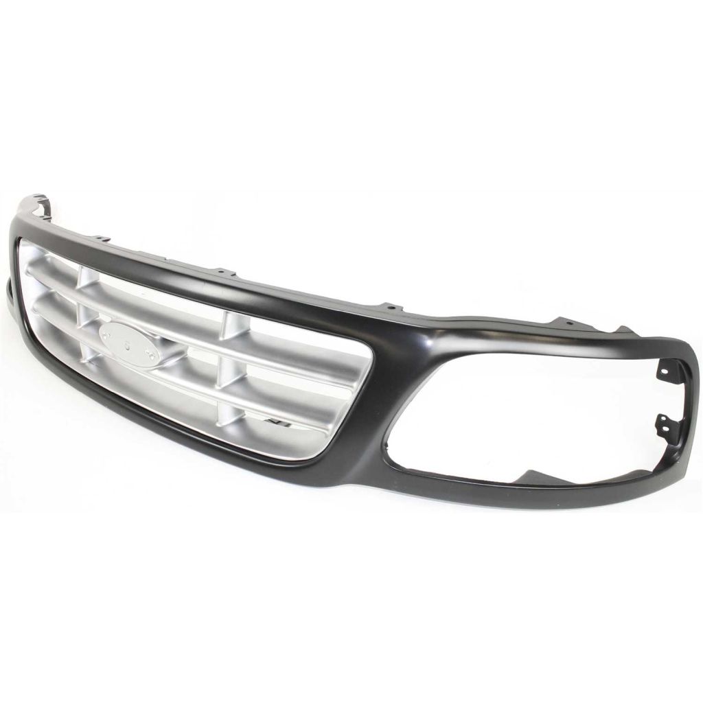 FORD TRUCKS & VANS FORD/PU (F150 HERITAGE MODEL) GRILLE BLACK/GRAY (2 horizontal & 2 vertical bars ) OEM#3L3Z8200DA 2004 PL#FO1200376