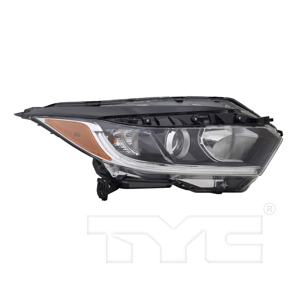 HONDA HRV HEAD LAMP ASSY RIGHT (Passenger Side) (HALOGEN)(W/LED DRL)**CAPA** OEM#33100T7AA31 2019-2022 PL#HO2503190C