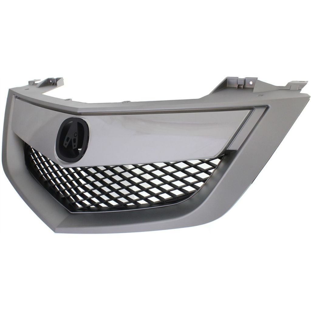 ACURA MDX GRILLE ASSEMBLY CHROME SATIN NICKEL/BLK (WO/SENSOR BELOW EMBLEM) OEM#75100STXA02 2010-2013 PL#AC1200118